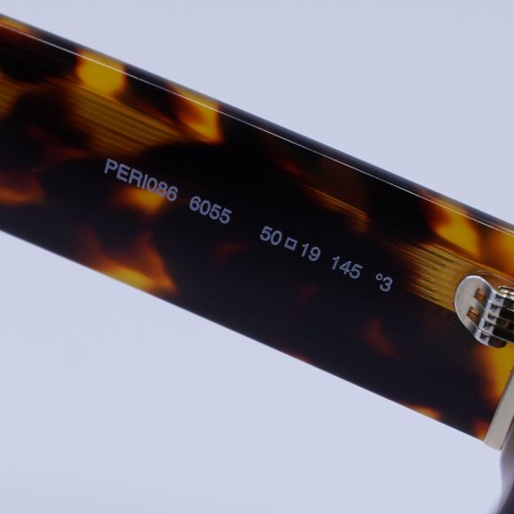 Palm Angels PERI086 HYDE 6055 Sunglasses Havana Rectangle Frame, Green Lenses - Picture 9 of 11